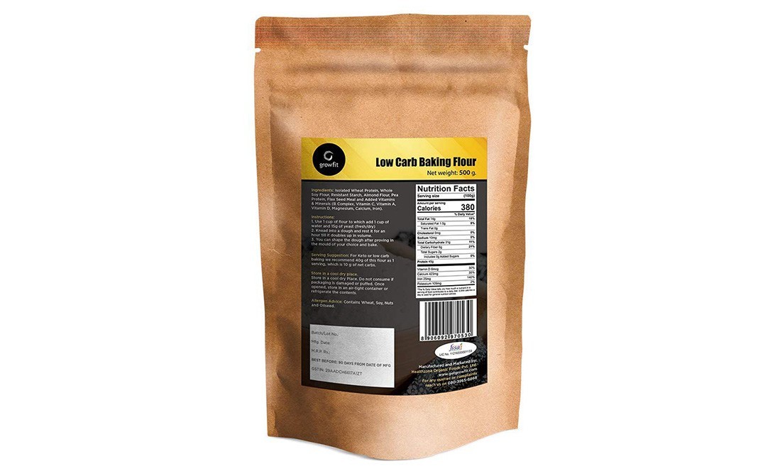 Grow Fit Low Carb Baking Flour    Pack  500 grams